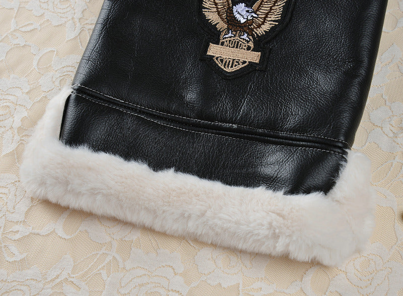 Screaming Eagle Leather Dog Jacket - North East Pet Shop Dog Shack UK