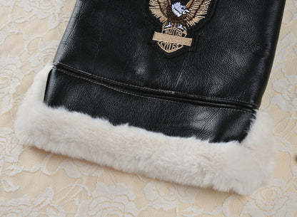 Screaming Eagle Leather Dog Jacket - North East Pet Shop Dog Shack UK