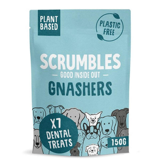 Scrumbles Gnashers for Dogs Daily Dental Bones 7pk - North East Pet Shop Scrumbles