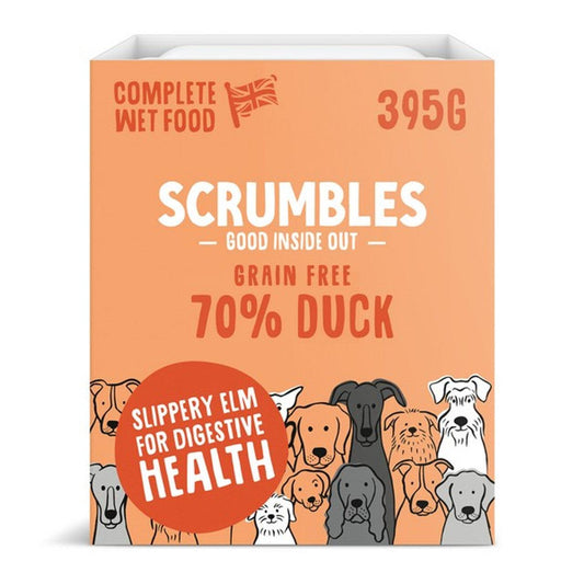 Scrumbles Wet Dog Food Duck 395g - North East Pet Shop Scrumbles