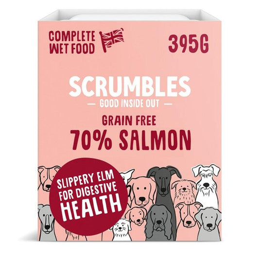 Scrumbles Wet Dog Food Salmon 395g - North East Pet Shop Scrumbles