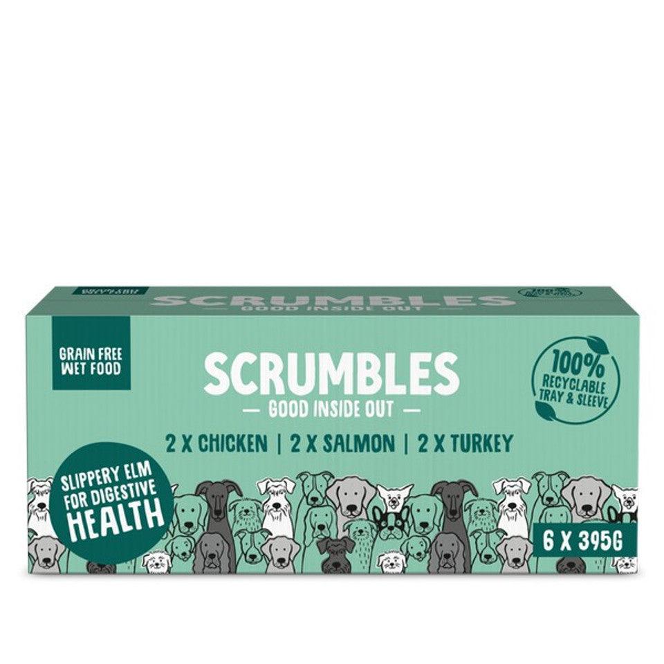 Scrumbles Wet Dog Food Variety Pack 6x 395g - North East Pet Shop Scrumbles