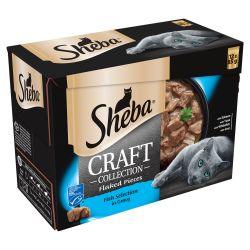 Sheba Craft Cat Pouches Fish Selection in Gravy 12pk - North East Pet Shop Sheba