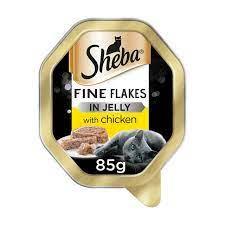 Sheba Fine Flakes in Jelly with Chicken, 85g (DELIGHTS OFFER) - North East Pet Shop Sheba