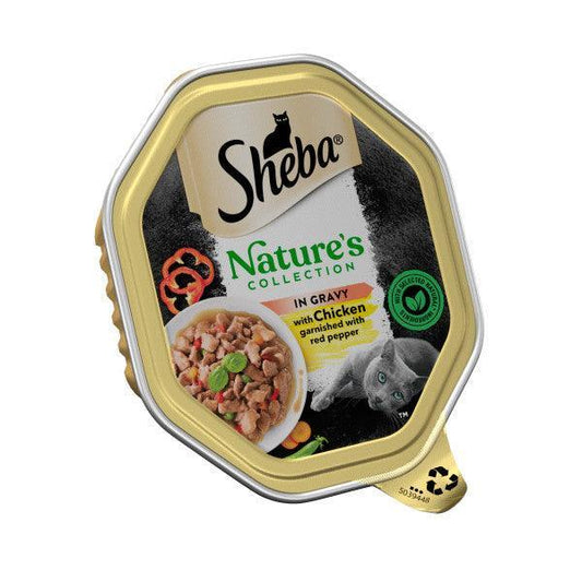 Sheba Nature's Collection Chicken in Gravy Trays 22 x 85g - North East Pet Shop Sheba