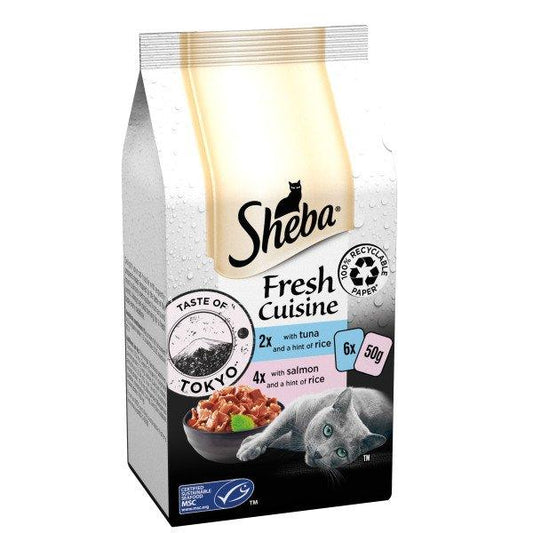 Sheba Pch Fresh Cuisine Fsh CIG 8x6x50g - North East Pet Shop Sheba