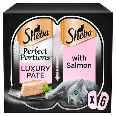 Sheba Perfect Portions Salm Loaf 8x3x75g - North East Pet Shop Sheba