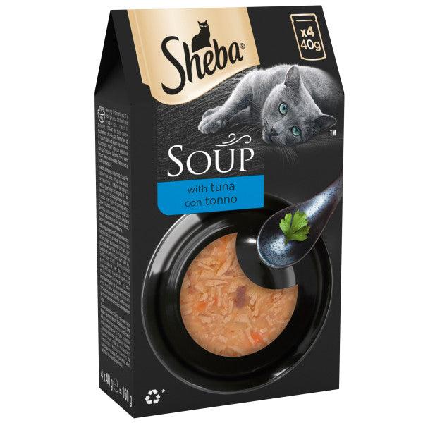 Sheba Pouch Classic Soup Tuna 40 x 40g - North East Pet Shop Sheba