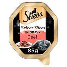 Sheba Select Slices in Gravy with Beef 85g - North East Pet Shop Sheba