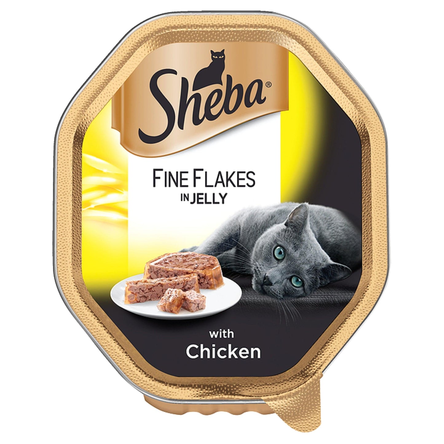 Sheba Tray Fine Flakes Chick CIJ 22x85g - North East Pet Shop Sheba