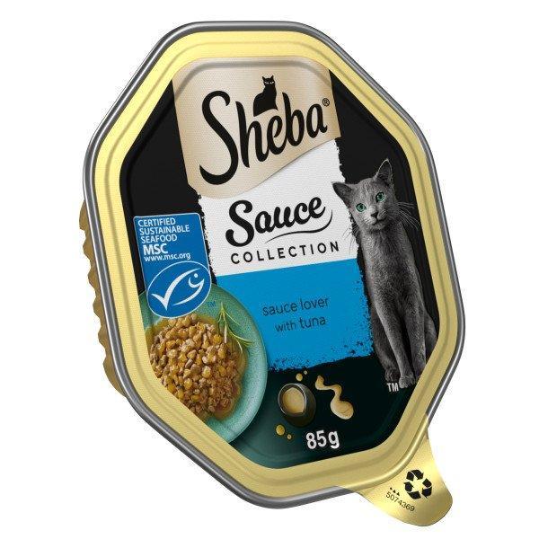 Sheba Tray Sauce Collection Tuna 22x85g - North East Pet Shop Sheba