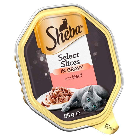 Sheba Tray Select Slices BfTk CIG 22x85g - North East Pet Shop Sheba