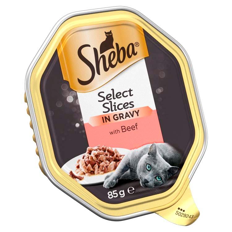 Sheba Tray Select Slices BfTk CIG 22x85g - North East Pet Shop Sheba