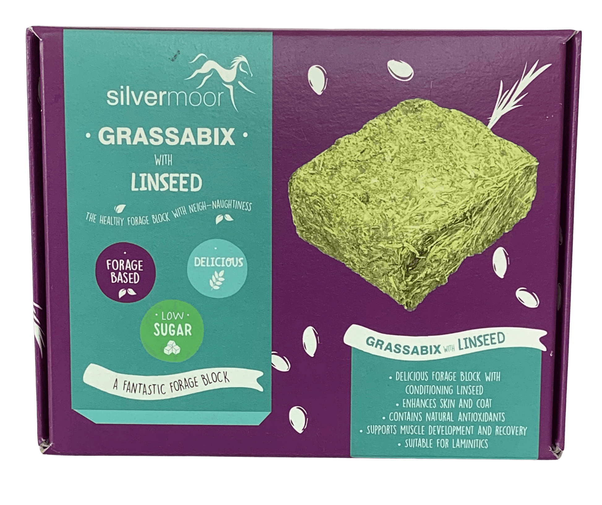 Silvermoor Grassabix with Linseed - North East Pet Shop Silvermoor