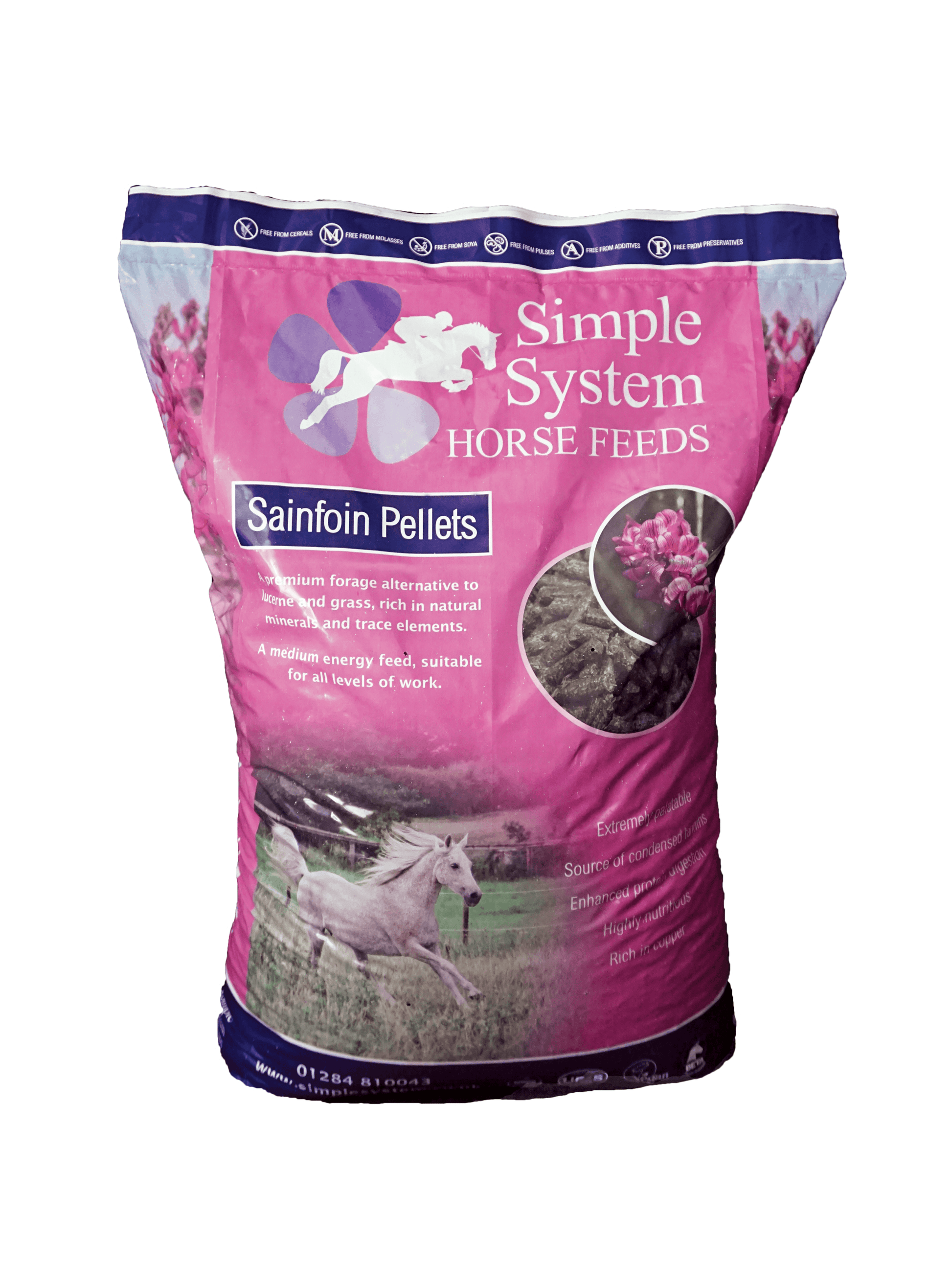 Simple System Sainfoin Pellets - North East Pet Shop Simple System