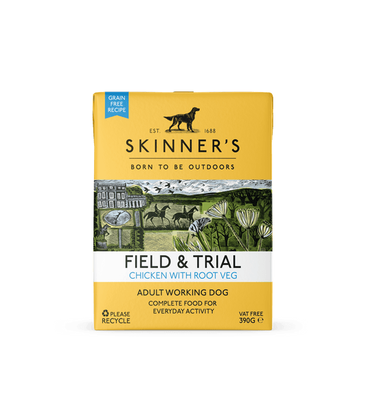 Skinners Field & Trial Adult Grain Free Chicken 18x390g - North East Pet Shop Skinners