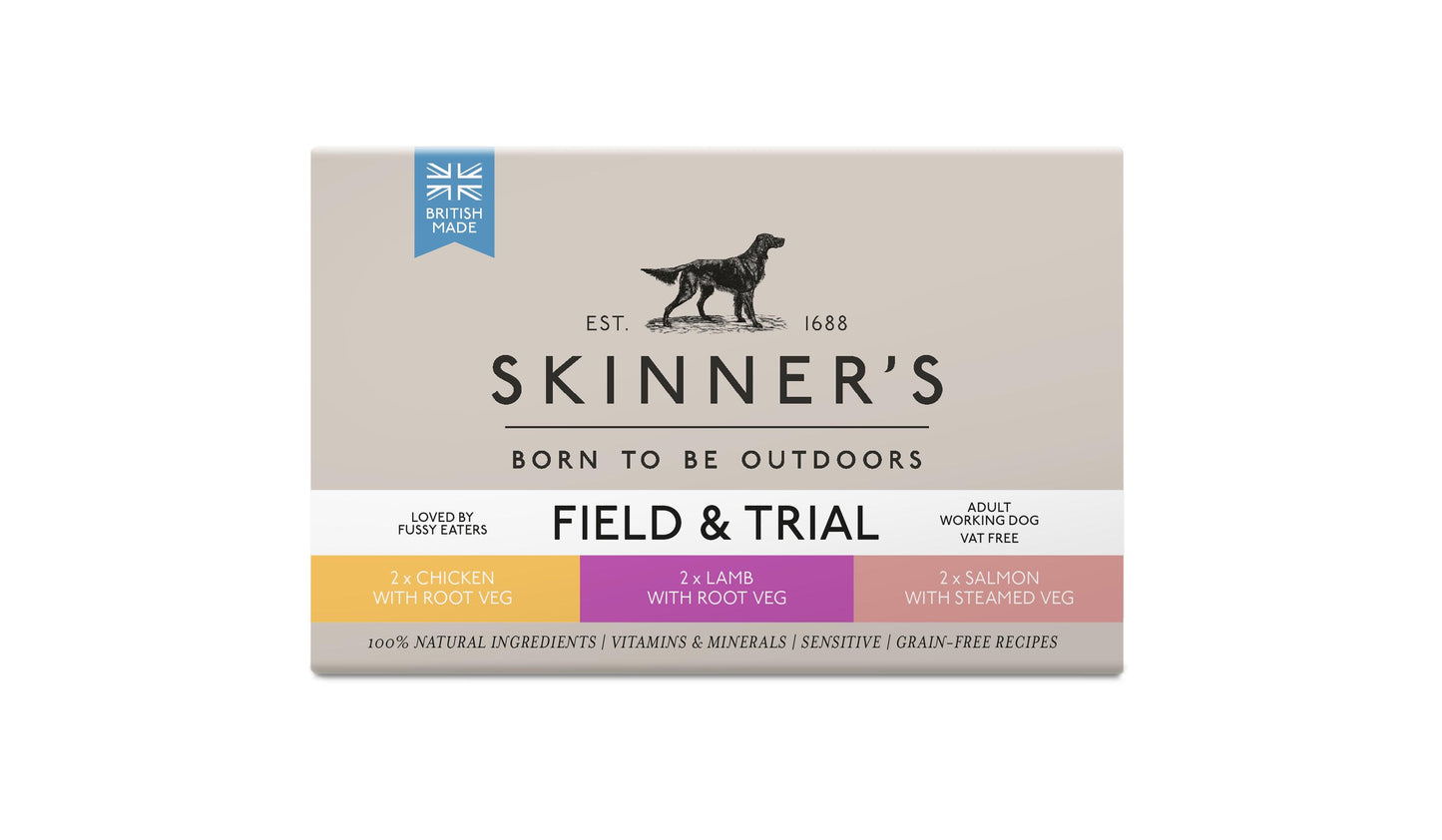 Skinners Field & Trial Adult Grain Free Mix 6x390g - North East Pet Shop Skinners