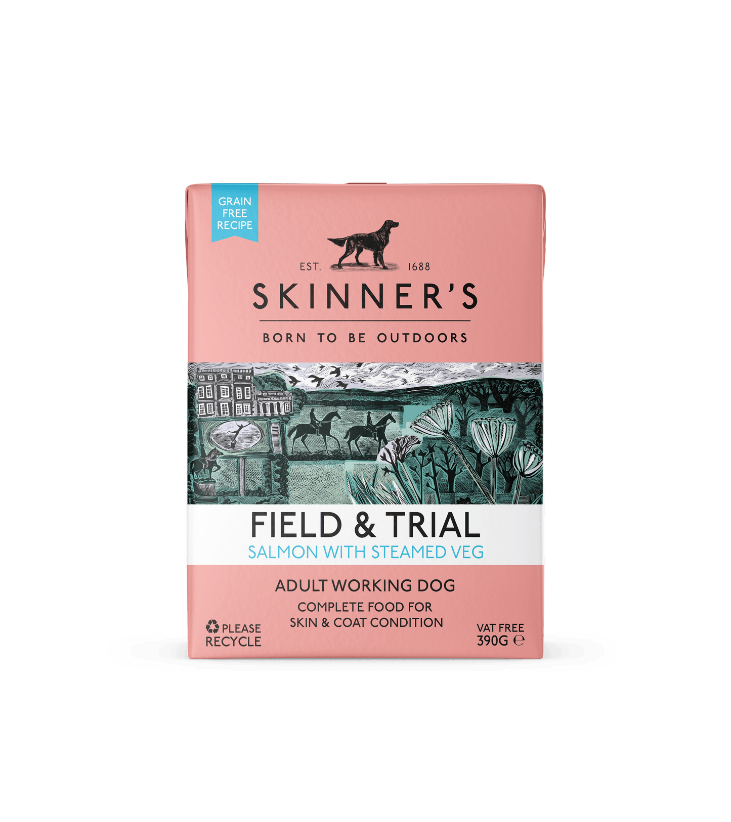 Skinners Field & Trial Adult Grain Free Salmon 18x390g - North East Pet Shop Skinners