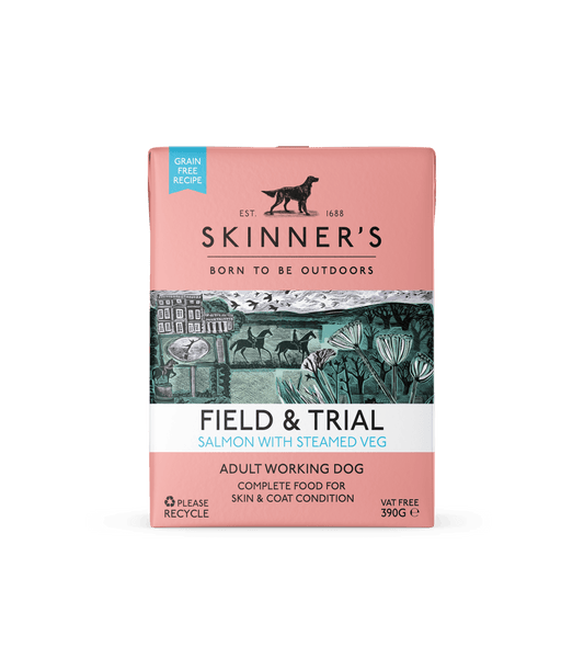 Skinners Field & Trial Adult Grain Free Salmon 18x390g - North East Pet Shop Skinners