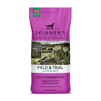 Skinners Field & Trial Adult Lamb & Rice 15kg - North East Pet Shop Skinners