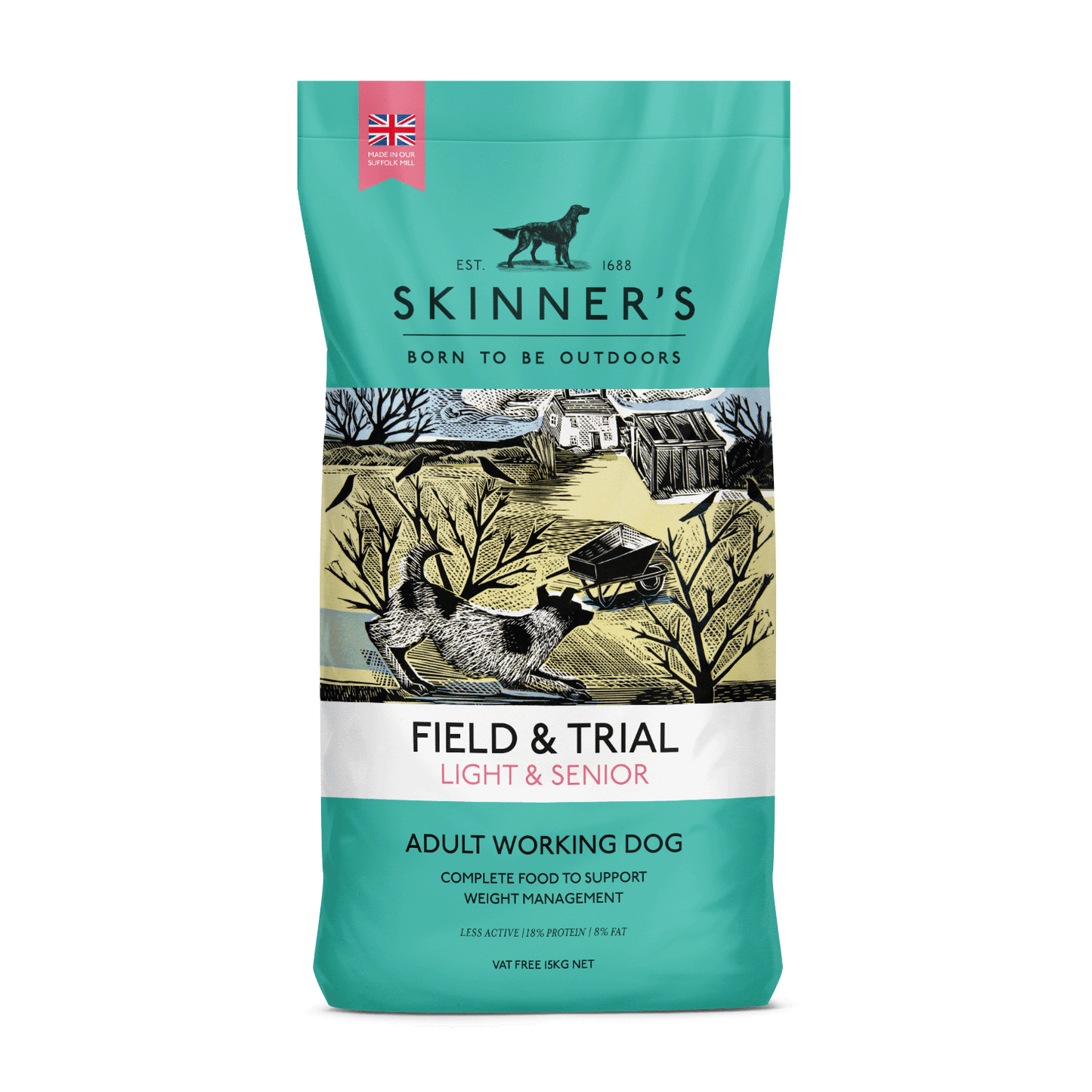 Skinners Field & Trial Light & Senior 2.5kg - North East Pet Shop Skinners