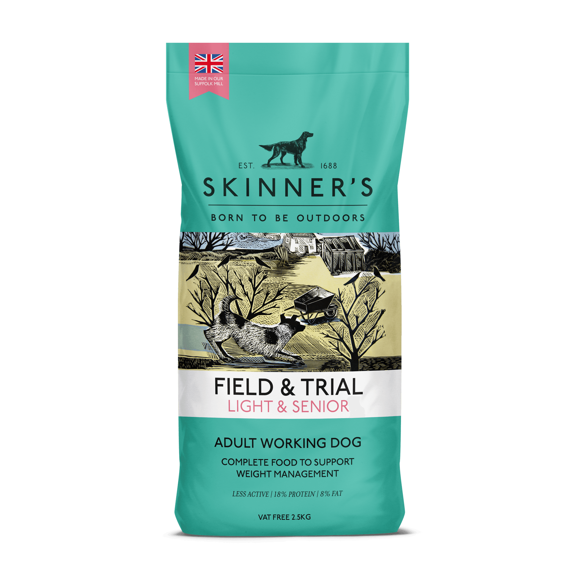 Skinners Field & Trial Light & Senior 2.5kg - North East Pet Shop Skinners