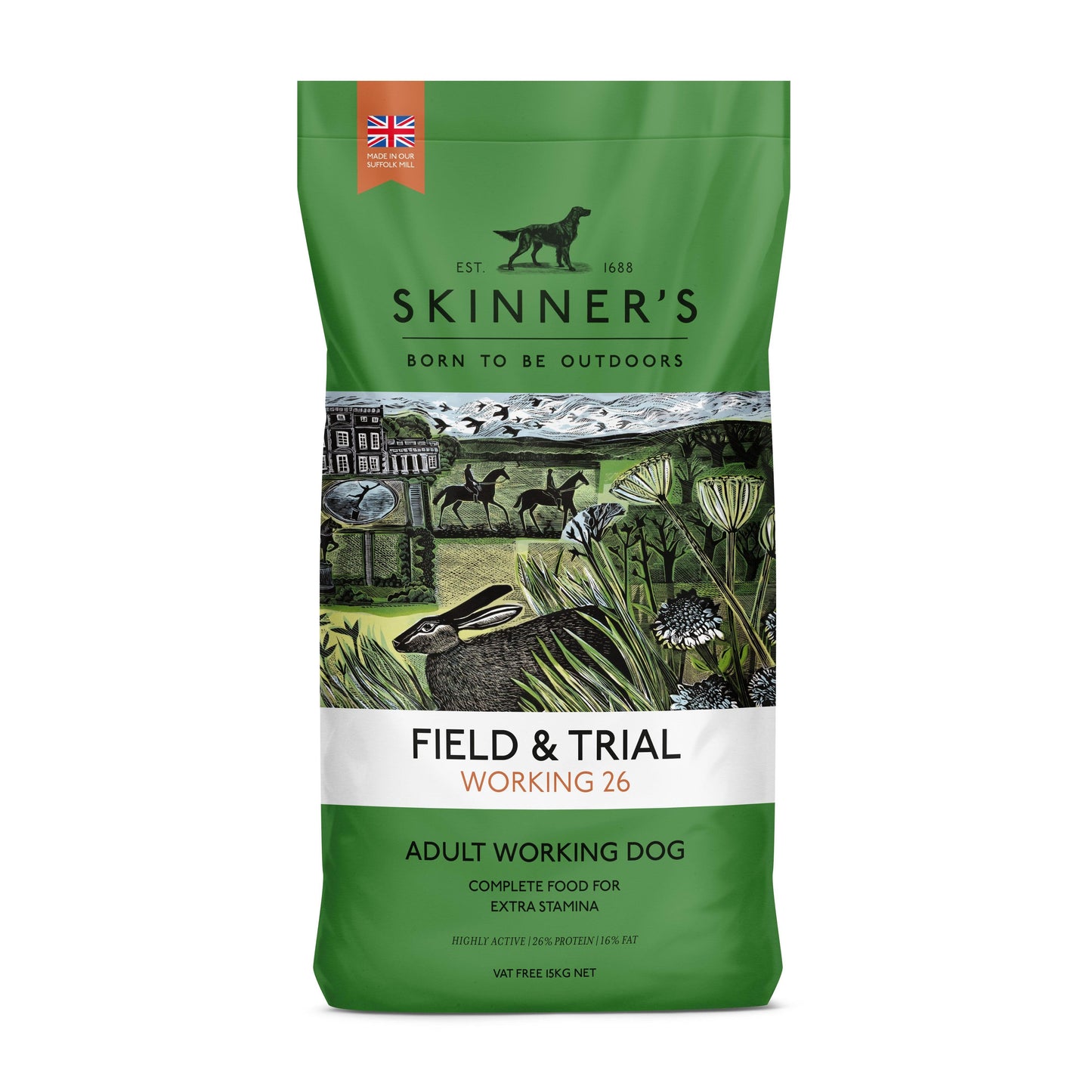 Skinners Field & Trial Working 26 2.5kg - North East Pet Shop Skinners