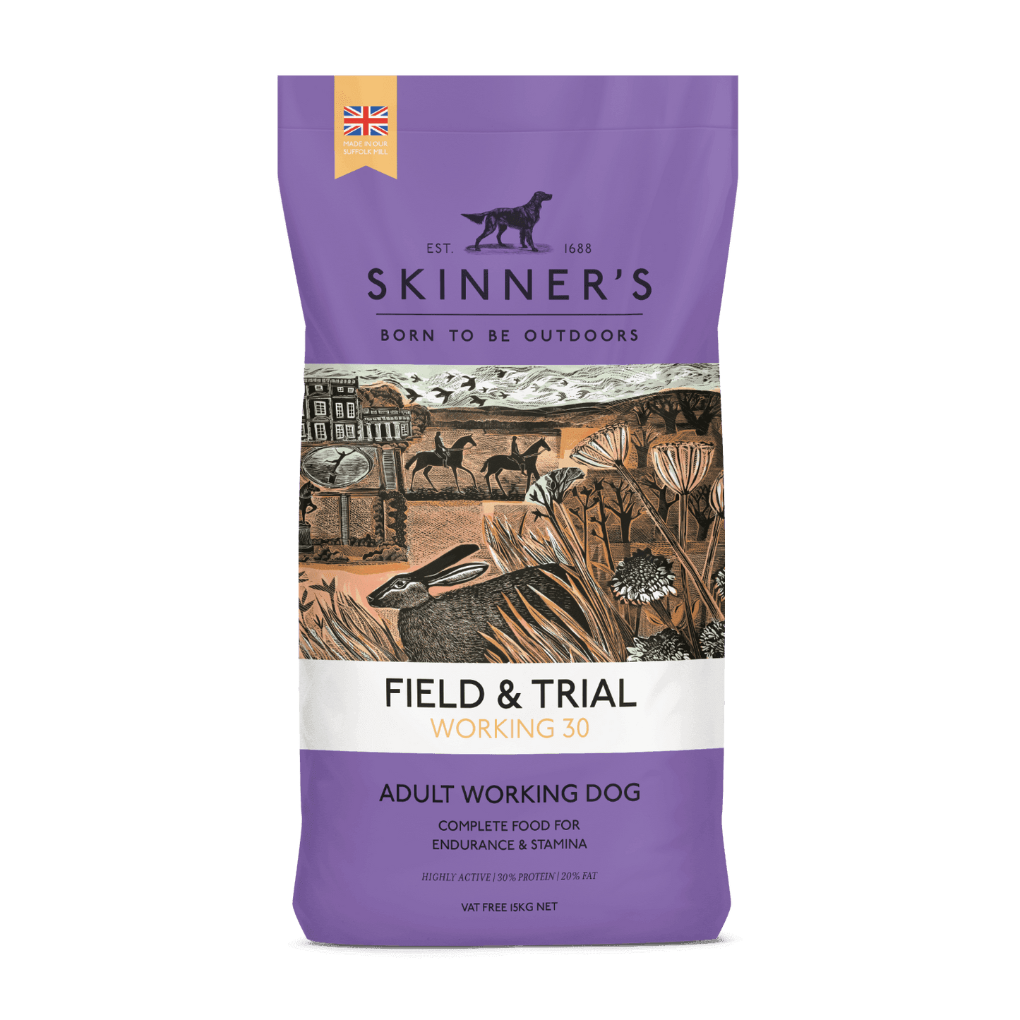 Skinners Field & Trial Working 30 15kg - North East Pet Shop Skinners