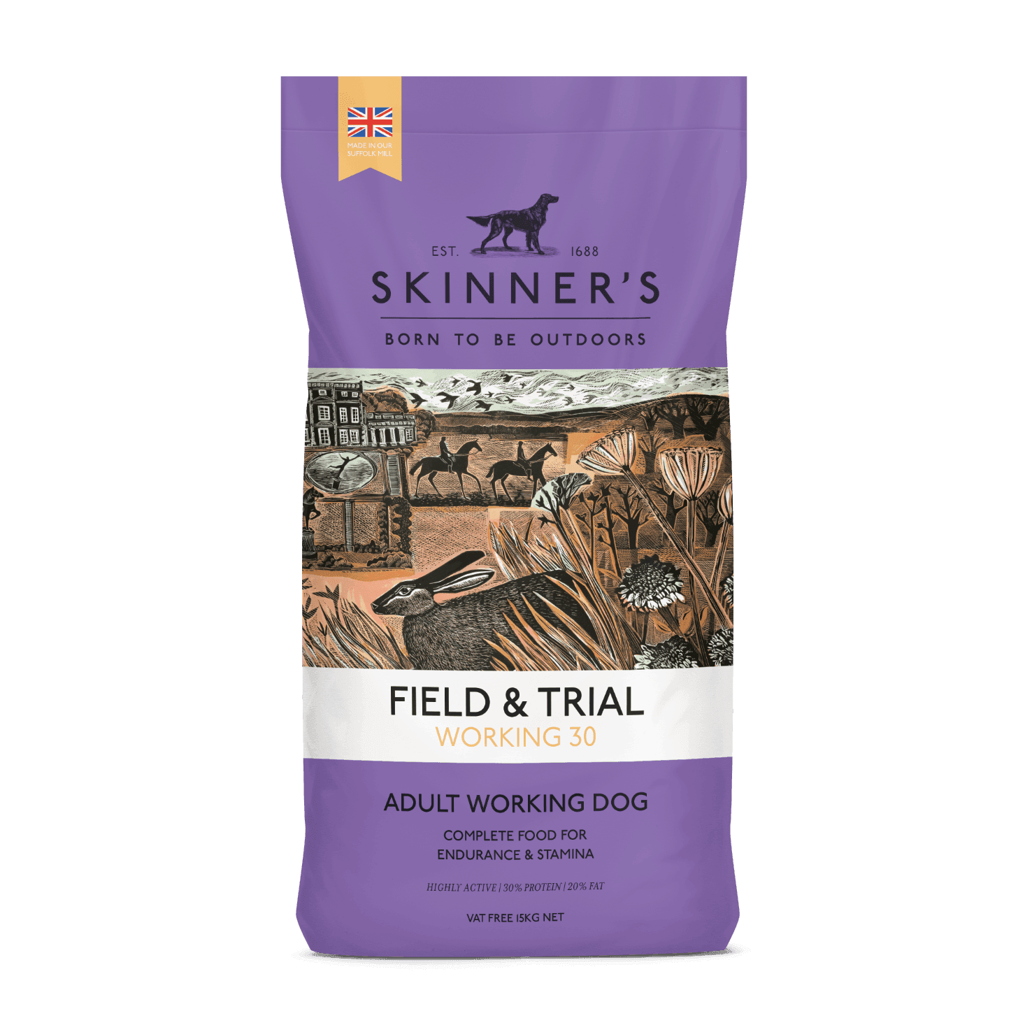 Skinners Field & Trial Working 30 15kg - North East Pet Shop Skinners
