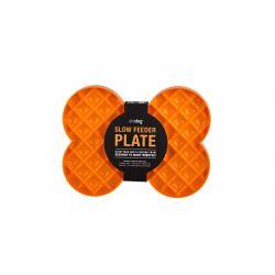 Slow Feeder Plate Orange - North East Pet Shop Lickimat