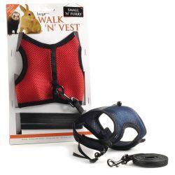 Small 'N' Furry Walk 'N' Vest 'N' Leash For Rabbits - North East Pet Shop North East Pet Shop