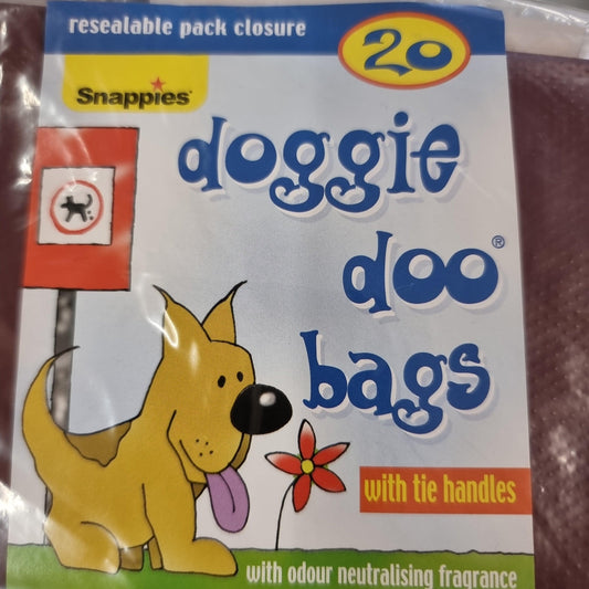 Snappies Doggie Doo Bags 20 - North East Pet Shop Snappies