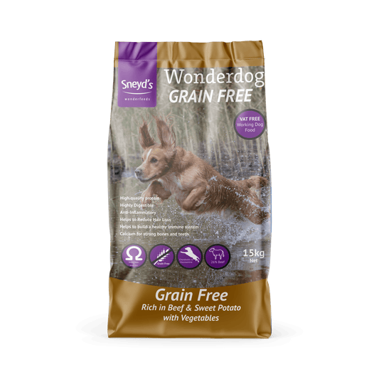 Sneyds Wonderdog Beef Grain Free - North East Pet Shop Wonderdog