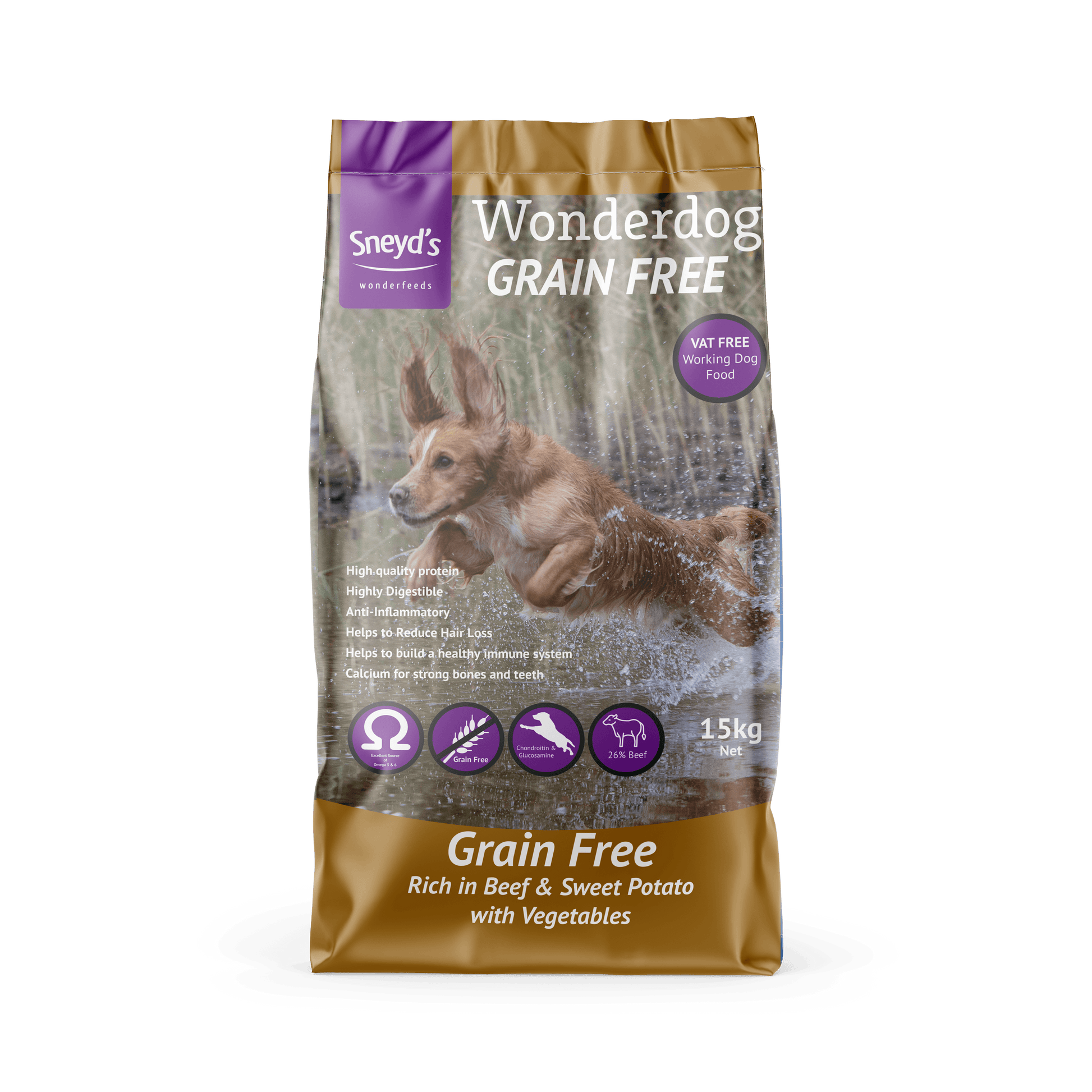 Sneyds Wonderdog Beef Grain Free - North East Pet Shop Wonderdog