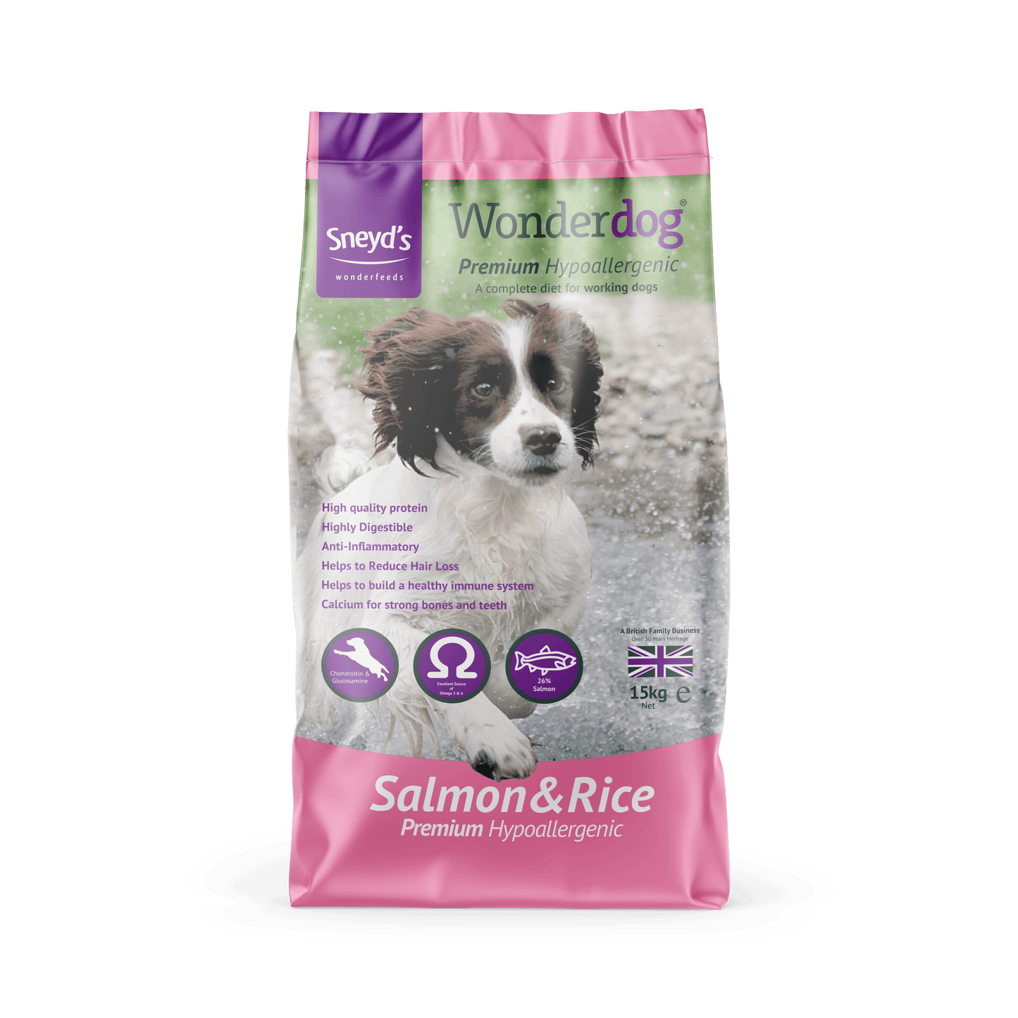 Sneyds Wonderdog Premium Salmon - North East Pet Shop Wonderdog