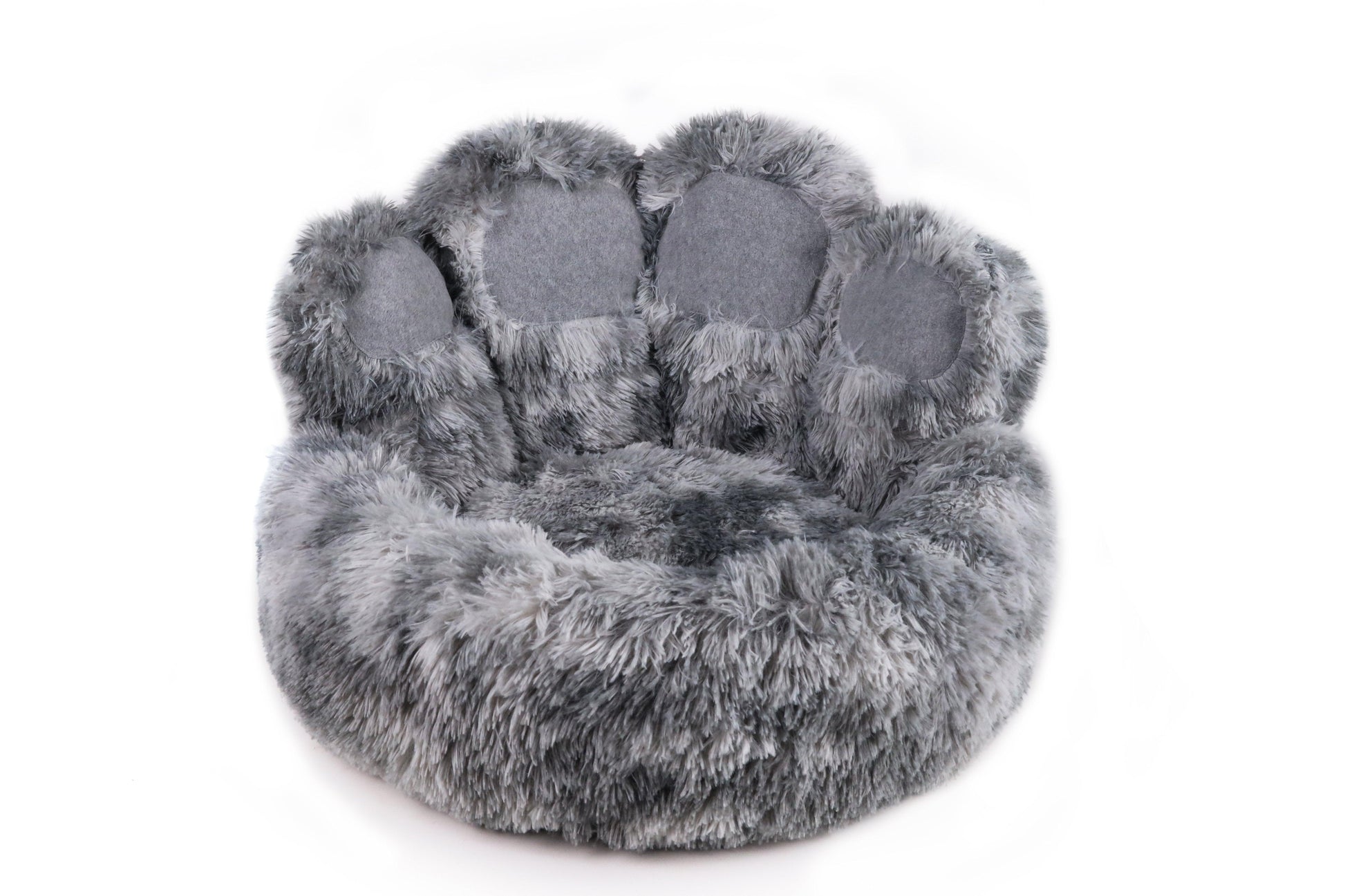 Snug & Cosy Anti Anxiety Paw Donut Grey - North East Pet Shop Snug & Cosy