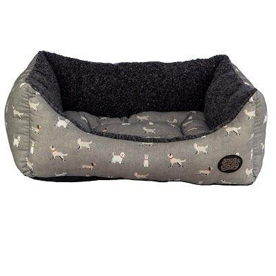 Snug & Cosy Townsend Grey Dog Bed - North East Pet Shop Snug & Cozy