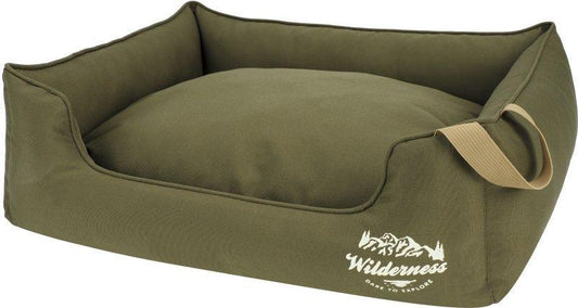 Snug&Cosy Wilderness Olive Rectangle Bed - North East Pet Shop Snug & Cosy