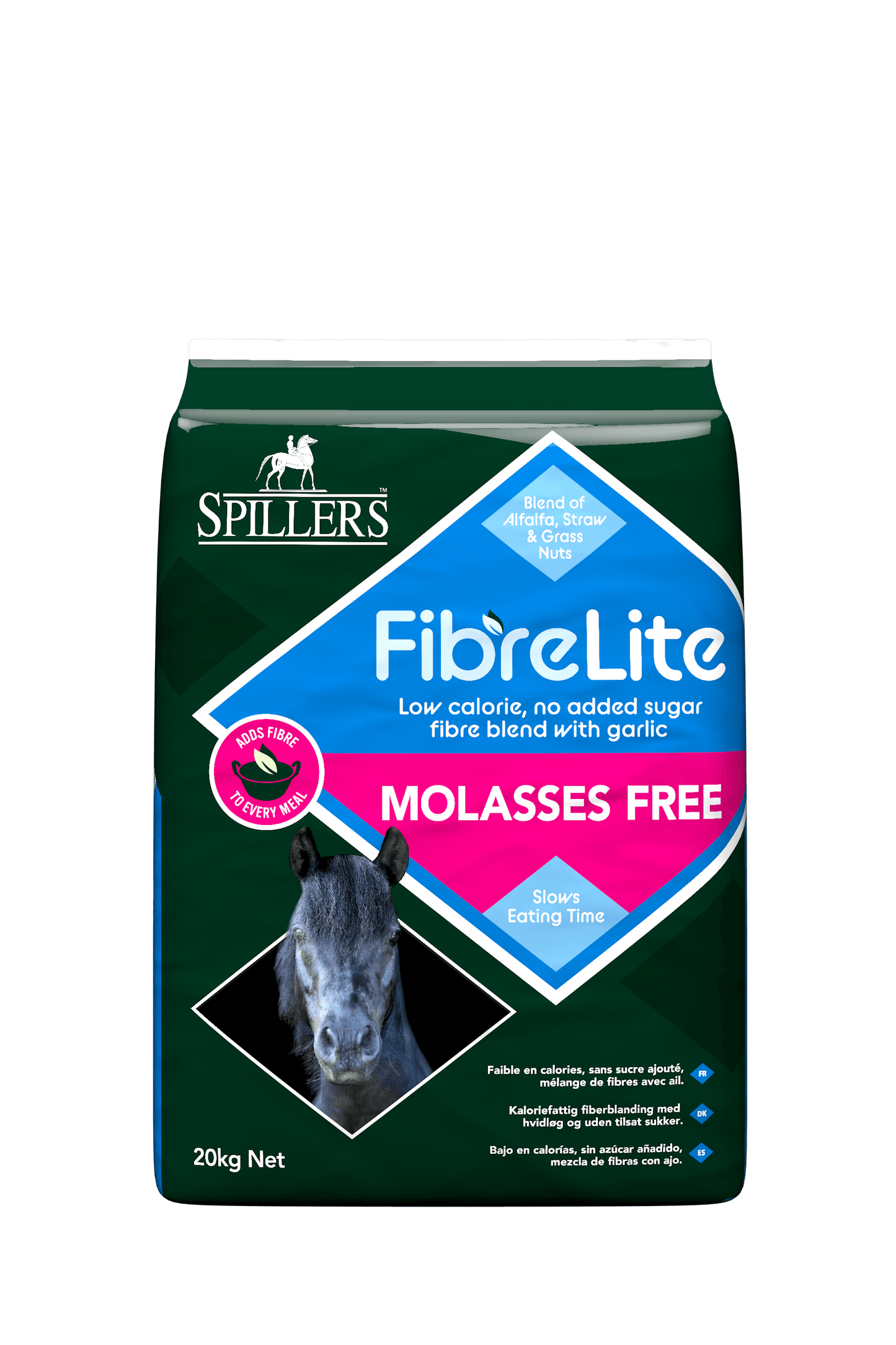 Spillers Fibre Lite Molasses Free 20kg - North East Pet Shop Spillers