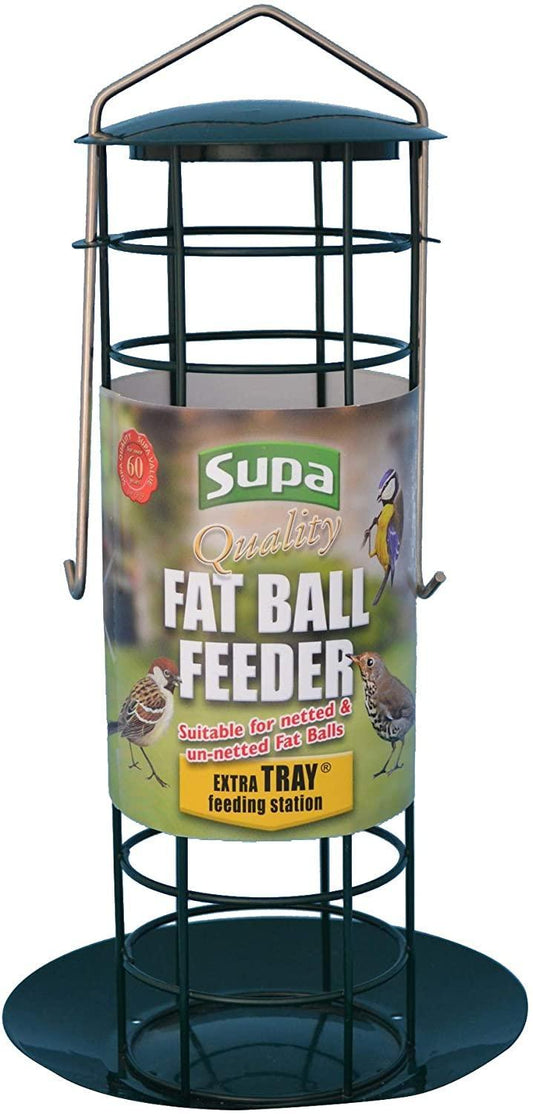 Supa Fat Ball Feeder With Tray - North East Pet Shop Supa