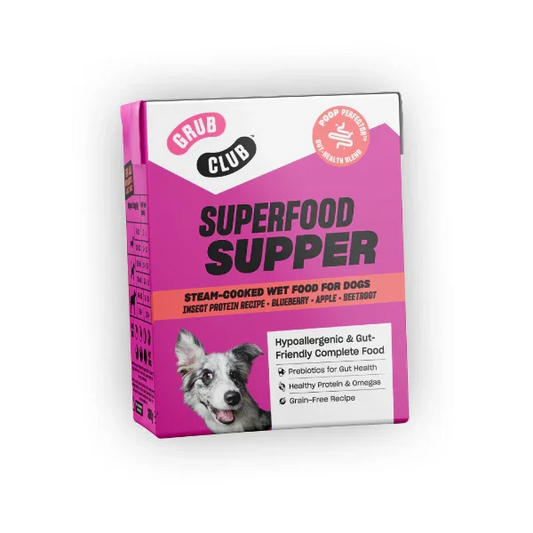 Superfood Supper Steam-Cooked Complete Wet Food 390g - North East Pet Shop Grub Club