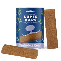 SuperNature Super Bar Peanut & Blueberry, 14bars - North East Pet Shop Supernature