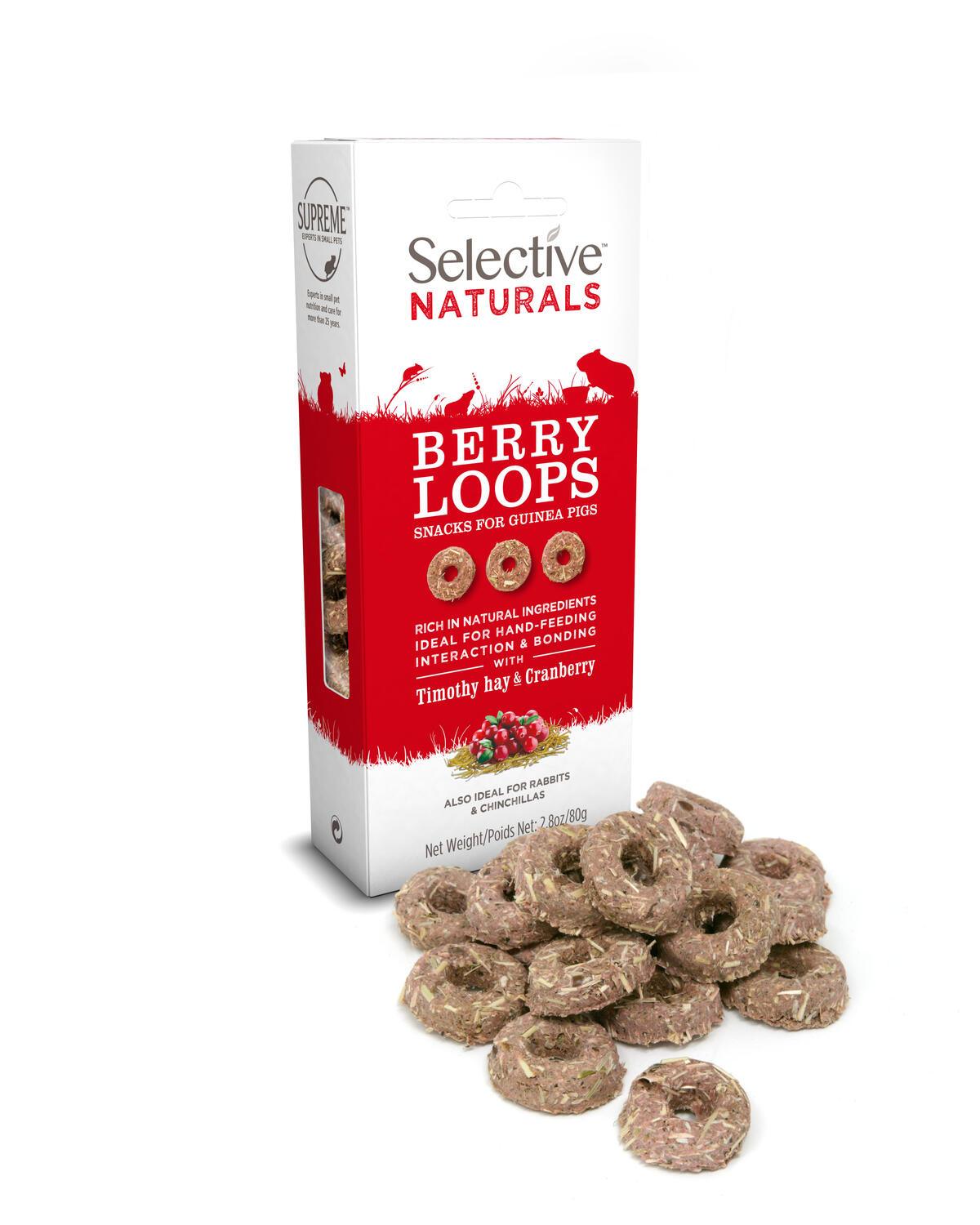 Supreme Selective Natural Berry Loops 4x80g - North East Pet Shop Supreme Pet Food