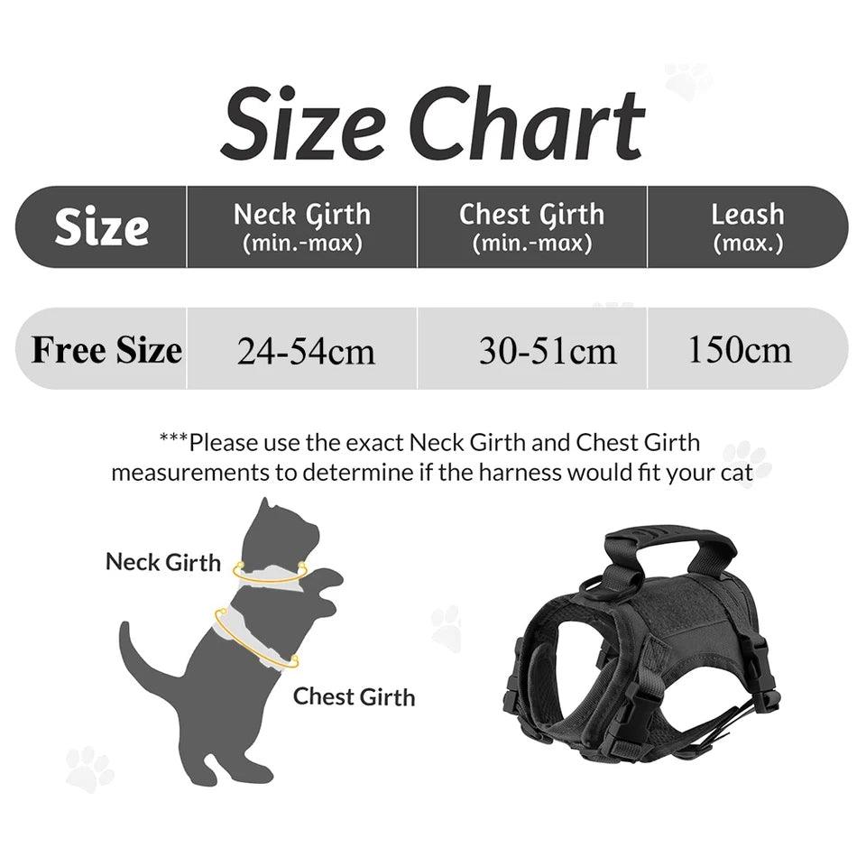 Tactical Cat Harness & Lead - North East Pet Shop North East Pet Shop