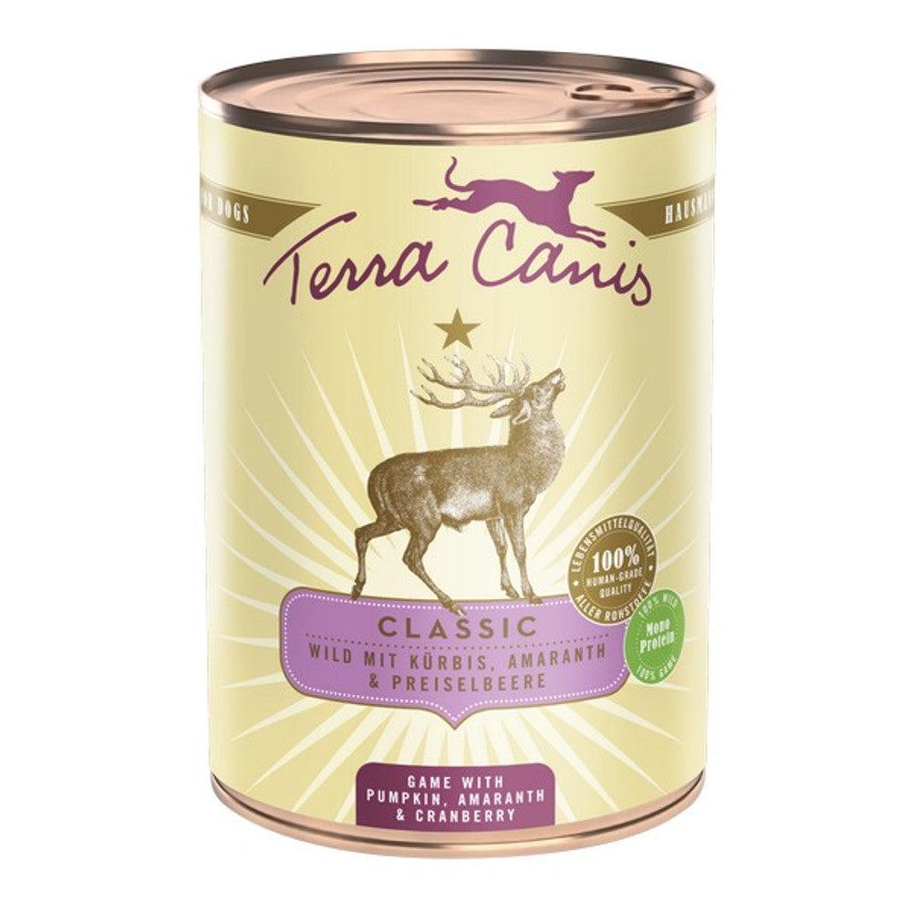 Terra Canis Classic Game with Pumpkin Cranberries and Amaranth 400g x6 - North East Pet Shop Terra Canis