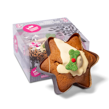 The Barking Bakery Yappy Woofmas Christmas Star Cake - North East Pet Shop Barking Bakery