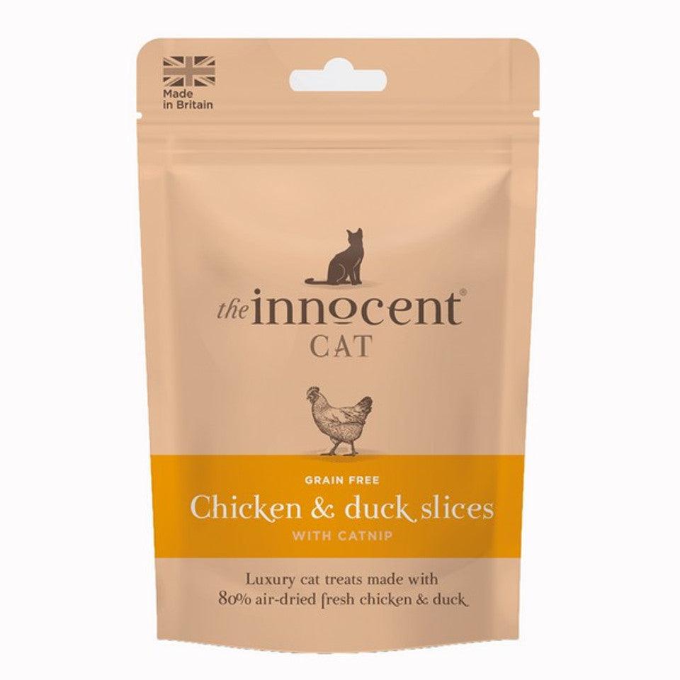 The Innocent Cat Chicken and Duck Slices 10 x 70g - North East Pet Shop The Innocent