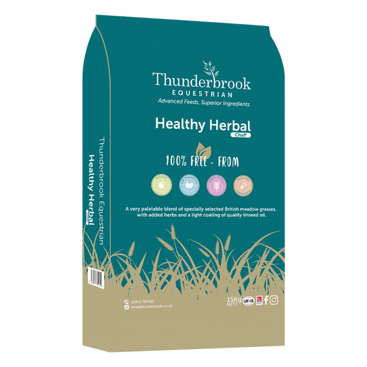 Thunderbrook Equestrian Healthy Herbal Chaff 15kg - North East Pet Shop Thunderbrook