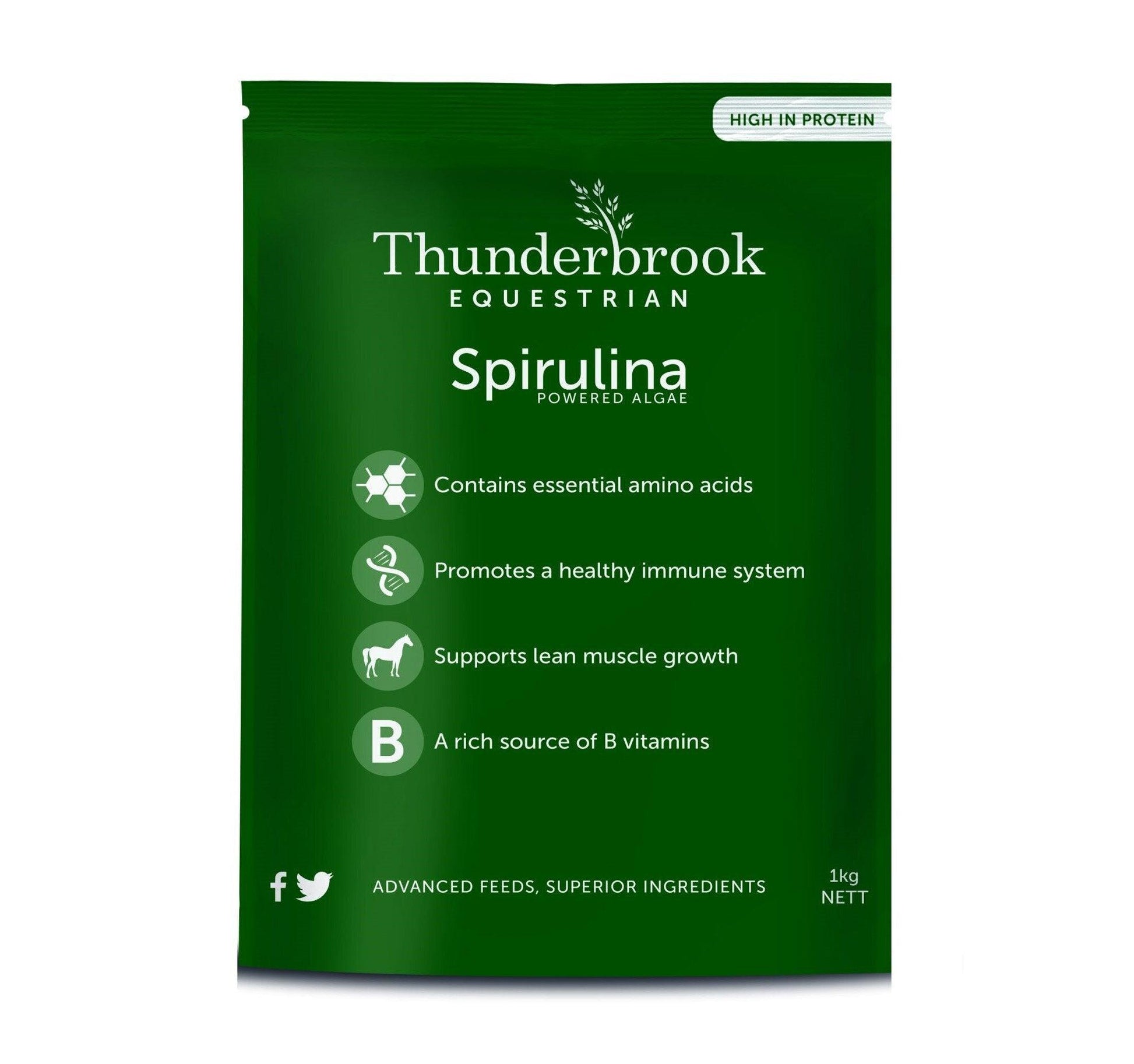 Thunderbrook Equestrian Spirulina Pratensis 1kg - North East Pet Shop Thunderbrook