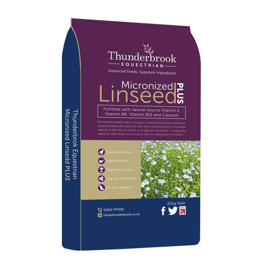 Thunderbrook Micronized Linseed Plus 20kg - North East Pet Shop Thunderbrook